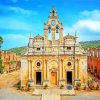 Monastery of Arkadi greece diamond painting