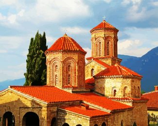 Monastery of St Naum Macedonia diamond paintings