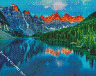 Moraine Lake canada diamond paintings