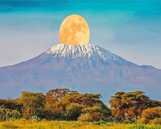 Mount Kilimajaro National Park diamond painting