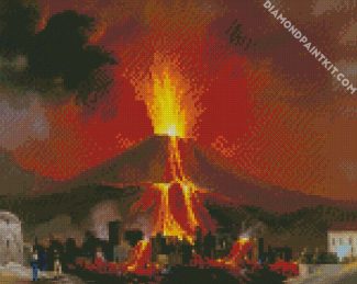 Mount Vesuvius Naples Italy diamond paintings