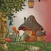 Mushroom House diamond painting