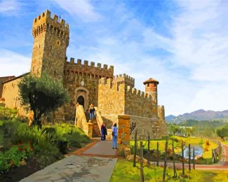 Napa Castello Di Amorosa diamond painting