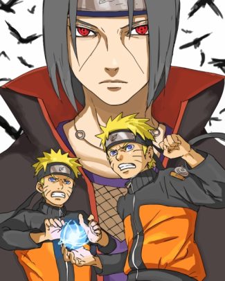 Naruto And Itachi diamond painting