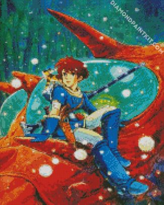 Nausicaa Of The Valley Of The Wind Manga Anime diamond paintings