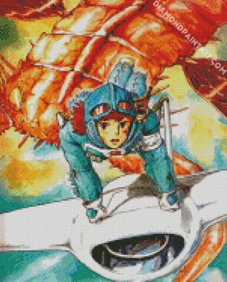 Nausicaa of the Valley of the Wind manga diamond paintings