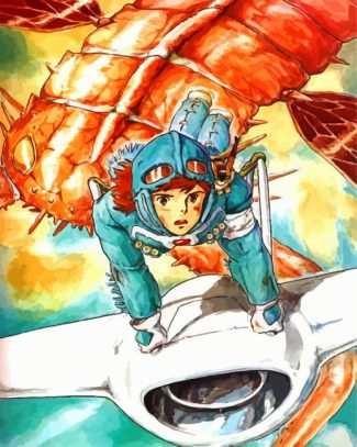 Nausicaa of the Valley of the Wind manga diamond paintings