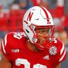 Nebraska Cornhuskers football player diamond painting