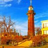 North Harbor Lighthouse Gdansk diamond painting