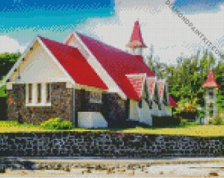 Notre Dame Auxiliatrice de Cap Malheureux mauritius diamond paintings