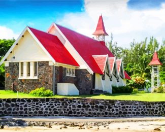 Notre Dame Auxiliatrice de Cap Malheureux mauritius diamond paintings