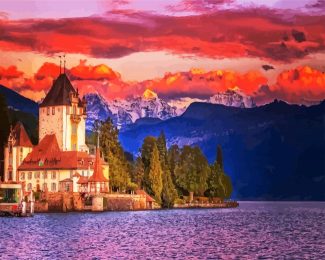 Oberhofen switzerland diamond paintings