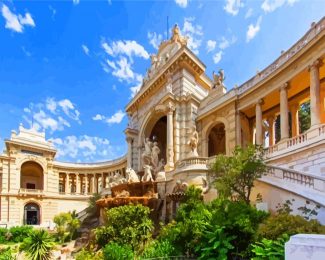 Palais Longchamp in Marseille France diamond paintings