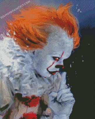 Pennywise side profile diamond paintings