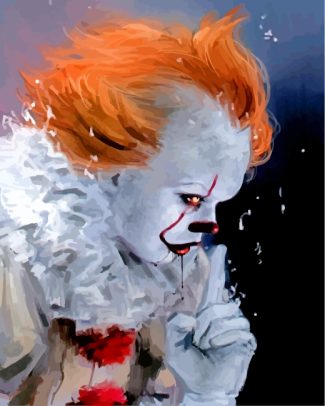 Pennywise side profile diamond paintings