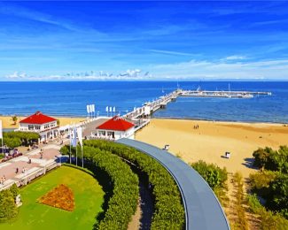 Pier in Sopot Gdansk diamond painting