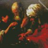 Pilate washing his hands Hendrick ter Brugghen diamond paintiings