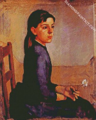 Portrait of Louise Delphine Duchosal Hodler diamond paintings