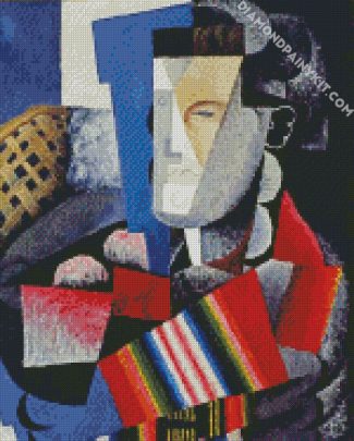 Portrait of Martín Luis Guzmán diego rivera diamond paintings