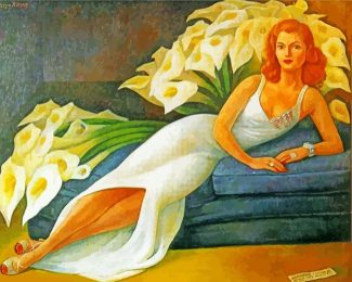 Portrait of Natasha Zakólkowa Gelman diego rivera diamond painting