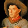 Portrait of a Man with Carnation by Jan van Eyck diamond painting