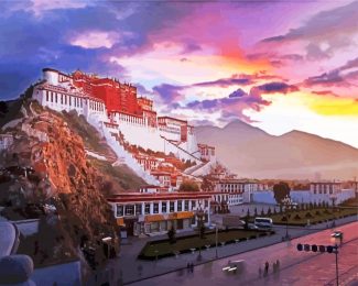 Potala Palace Lhasa china diamond painting