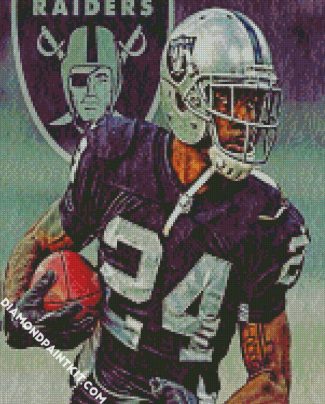 Raiders Football player diamond paintings