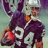 Raiders Football player diamond painting