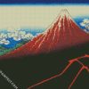 Rainstorm Beneath the Summit by Hokusai diamond paintings