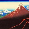 Rainstorm Beneath the Summit by Hokusai diamond paintings