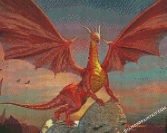 Red Dragon diamond paintings