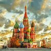 Red Square and the Alexander Garden moscow diamond paintings