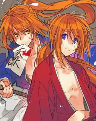 Rurouni Kenshin anime diamond paintings