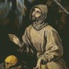 Saint Francis of Assisi in Ecstasy El Greco diamond paintings