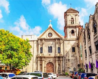 San Agustin Church manilla Philippines diamond painting