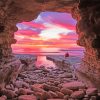 San Diego Sunset Cave diamond painting