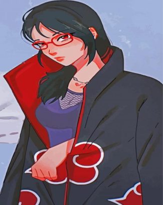 Sarada Uchiha diamond painting