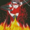 Sarada Uchiha from naruto japanese anime diamond paintings