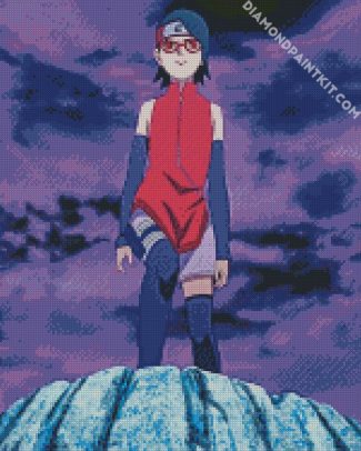 Sarada Uchiha naruto diamond paintings