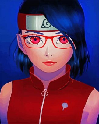 Sarada Uchiha naruto diamond painting