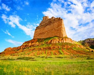 Scotts Bluff National Monument nebraska diamond painting