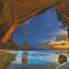 Sea Cave At Sunset diamond paintings