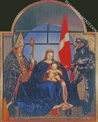 Solothurn Madonna by Holbein diamond paintings