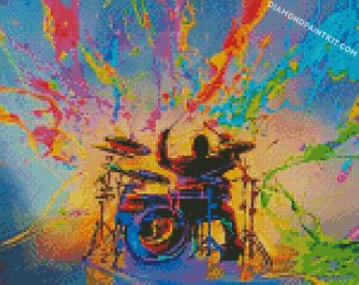 Splater Colorul Drums diamond paintings