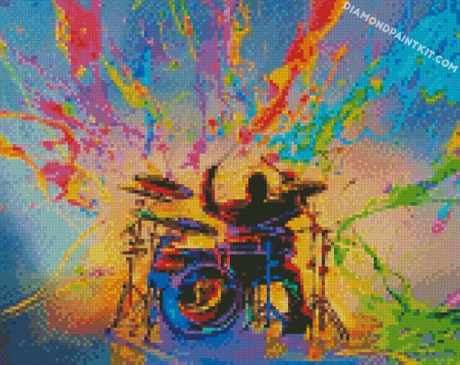 Splater Colorul Drums diamond paintings