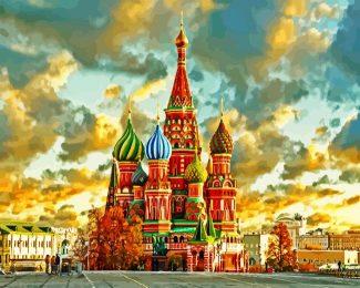 St Basil s Cathedral moscow diamond paintings