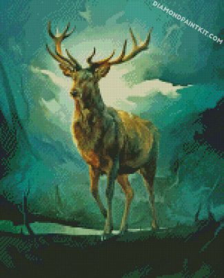 Stag Animal Art diamond paintings