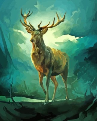 Stag Animal Art diamond painting