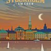 Stockholm Sweden Poster 2 diamond painting