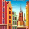 Stockholm Sweden Posters diamond painting